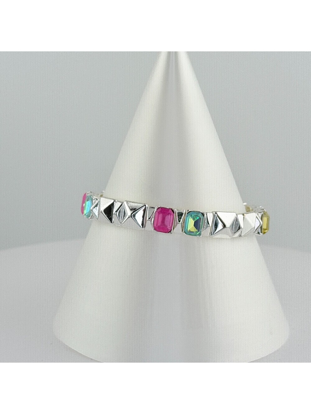 Bomb Party Single Stack Bracelet - on Silver Plating #194